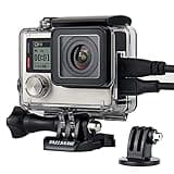 YALLSAME Skeleton Case for GoPro Hero 4/3+/3 with Tripod Mount & Quick Release Buckle Easy Charging Open Connectable Protective Housing Case Accessories for Go Pro 4