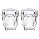 Joyparts Replacement Parts Cups Accessory Compatible with Original Magic Bullet 250W MB1001 Blender (2 12oz cups)