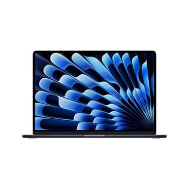 Apple 2026 MacBook Air 15-inch Laptop with M5 chip: Built for AI, 15.3-inch Liquid Retina Display, 16GB Unified Memory, 512GB SSD, 12MP Center Stage Camera, Touch ID, Wi-Fi 7; Midnight