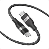 Anker Nano USB C Cable, 240W 1 ft Flexible Multi-Color Braided Cord, Fast Charging Type C Charger for iPhone 16/16 Pro/16 Plus/16 Pro Max, MacBook Pro, iPad Pro, Galaxy S24, and More(Black)