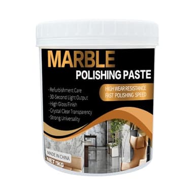 Marble Polishing Paste, Professional Marble Cleaner & Quartz Polish, Stone Sealer & Protector for Countertops, Floors, and Walls – Marble Polishing Compound Kit, 2.2LB (1 Piece)