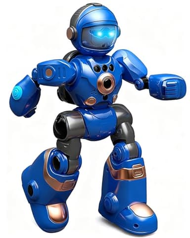 Robot Toys for Kids 3-8: Remote Control Robot with Talking, Programmable, Voice Recording, Singing, Dancing & Gesture Control - Gifts for Smart Kids - RC Interactive Toys for Boys & Girls