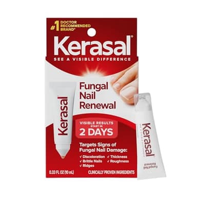 Kerasal Nail Fungus Extra Strength | Restorative Nail Repair for Damaged Nails, 0.33 fl oz (Packaging May Vary)