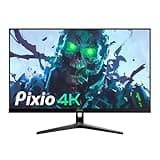 Pixio PX32U Wave 32 inch 144Hz Refresh Rate 4K 3840x2160p Resolution Fast IPS Panel 1ms GTG Response Time 4K Gaming Monitor with Adaptive Sync