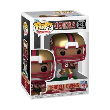 Funko Pop! NFL: Legends - Terrell Owens - 49ers - Collectable Vinyl Figure - Gift Idea - Official Merchandise - Toys for Kids & Adults - Sports Fans - Model Figure for Collectors