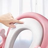 GrowthPic Soft Cushion Padded Seat Potty Training Ladder (GrowthPic, White)