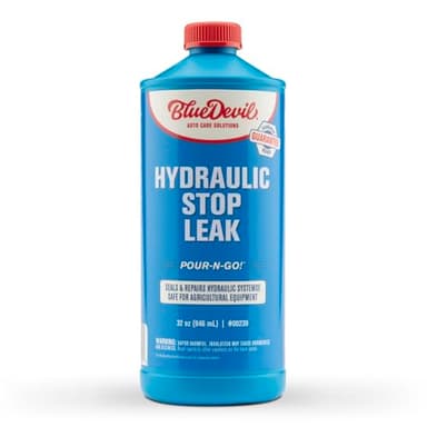 BlueDevil Products Hydraulic Stop Leak – 32 oz | Restores Seals & Stops Leaks in Hydraulic Systems | Safe for Pumps, Cylinders & Valves