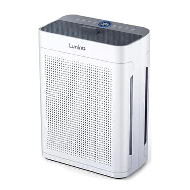 Air Purifiers for Home Large Room up to 3000sq.ft, LUNINO HEPA Double-Sided Air Purifier with Washable Filter, PM 2.5 Display Air Quality Sensors, Air Cleaner for Pets Hair, Odor, Dust, Smoke, Pollen