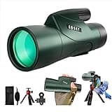 Gosky 12x55 HD Monocular Telescope with BAK4 Prism & FMC Lens, Lightweight with Smartphone Adapter - For Bird Watching, Hunting, Hiking, Traveling