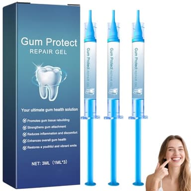 Gum Protect Dental Gel, Professional Gum Health Solution, Gums Repair Gel, Paste Form, Mint Flavor, Enhances Overall Gums Health(1ml x 3)