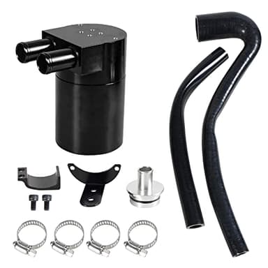 YESHMA Oil Catch Can Tank Kit with Silicone Radiator Hose Compatible With BMW N20/N26