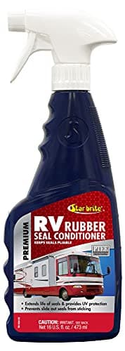STAR BRITE Premium RV Rubber Seal Conditioner - Protects & Extends the Life of Rubber Seals - UV & Weather Resistant - 16 OZ (076116)