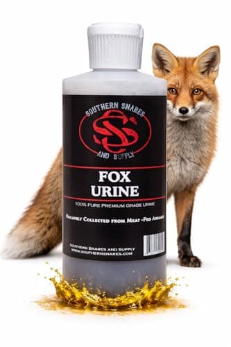 Fox Urine Southern Snares Pure 16 oz Red Fox Urine Predator Urine Animal Repellent Fox Pee Trapping Lure
