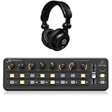 Behringer X-Touch Mini Ultra-Compact Universal USB Controller with TAPH100 Studio Monitor Headphones