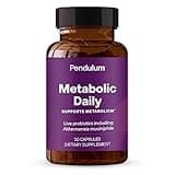 Pendulum Metabolic Daily - Multi-Strain Probiotic with Akkermansia Muciniphila to Support Metabolism and Sustain Energy Levels - for Women and Men - 30 Capsules (1 Pack)