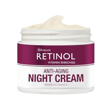Retinol LIVAURA Skincare LdeL Cosmetics Cream Vitamins A + C + E (Night Cream)