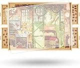 ALL4JIG 1500 Piece Rotating Puzzle Board with Drawers and Cover,26"x35"Portable Wooden Jigsaw Puzzle Table for Adults Portable,Lazy Susan Spinning Puzzle Boards Birthday Gift for mom