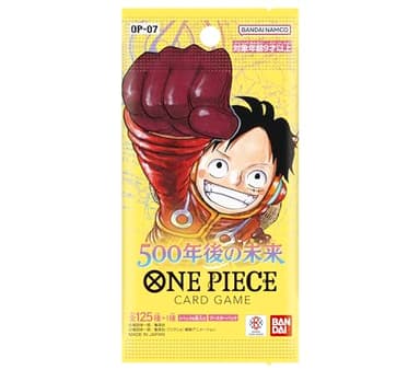 Bandai One Piece Card Game OP-07 500 Years in The Future Booster Pack (Japanese) - 6 Cards