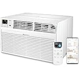 TCL H8T91H Heat 8,000 Smart Through-The-Wall Air Conditioner, Heater, Fan & Dehumidifier, 350 Sq. Ft, Remote Control, Compatible with Alexa/Google Assistant, 8000 BTU, White