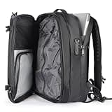 Searoute Airback Backpack, Vacpack Travel 60L Expandable, Carry On with Airbag, Vacuum Water Resistant & TSA Anti Theft