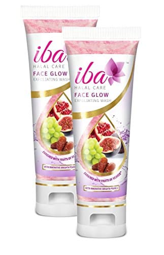 Iba Halal Care Face Glow Exfoliating Wash, 100ml (Pack of 2)
