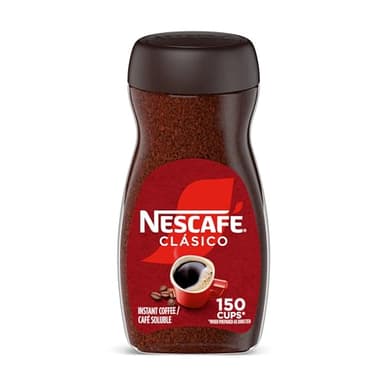 NESCAFÉ CLÁSICO Instant Coffee, Dark Roast Coffee, 1 Jar (10.5 Oz)