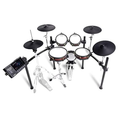 Alesis Strata Core Electric Drum Set with Touchscreen, Triple-Zone Cymbals, Active Magnetic Hi-Hat, Dual-Zone Mesh Heads, 8" Kick, 144K Multi-Channel Samples