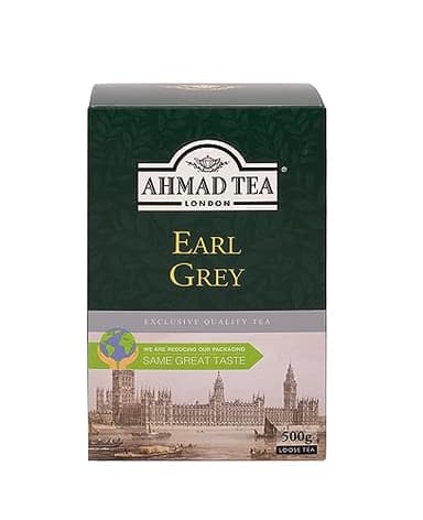 Ahmad Tea Black Tea, Earl Grey Loose Leaf, 500 Gram Box