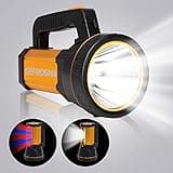 GEPROSMA Powerful Led Flashlight High Lumens Rechargeable, Super Bright Handheld Spotlight Flashlight Large Ultra Long Lasting Portable High Power Big Searchlight