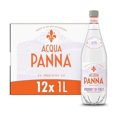 Acqua Panna Natural Spring Water, 33.8 Oz Plastic Bottles (12 Pack)