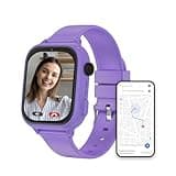 FREEBOT Kids Smart Watch, 4G Kids Watch with SIM Card, Voice Video Call, Parental Controls, School Mode, Safety Alert, GPS Tracker, SOS Emergency Button, Birthday Gifts for Girls Aged 3-16 (Purple)