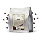 ChocZero Dark Chocolate Chips - Sugar Free, Low Carb, Keto Friendly, Gluten Free - 20 Ounce Bulk Bag for Baking Keto Diet Cookies and Dessert