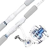 KastKing Centron Lite Spinning Fishing Reel Combo 7'6" MH 4000 Reel White