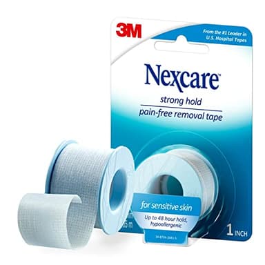 Nexcare Strong Yet Pain Free Tape, Tears Easily, For Sensitive Skin, 1 Roll