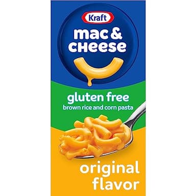 Kraft Gluten Free Mac and Cheese, Brown Rice and Corn Pasta, 1 Box, for Easy Dinner or Dinner Sides, Original Flavor, No Artificial Flavors, Preservatives or Dyes, 6 oz