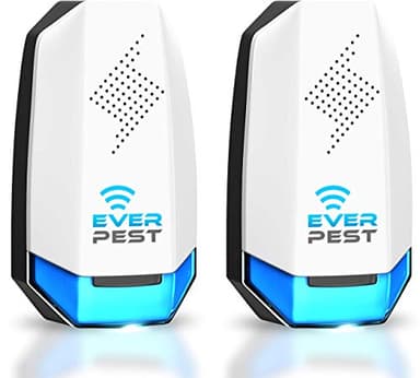 Ultrasonic Pest Control Repeller - Eco-Friendly Plugin Electronic Waves Indoor Wall Plug in Repellent for Mice Rat Flea Cockroach Ant Squirrel Bee Cricket Soldier Wasp Pro 2 Pack