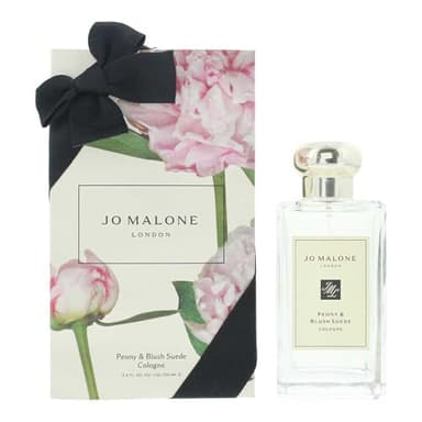 Jo Malone Peony & Blush Suede for Women Eau De Cologne Spray 3.4 Ounces, clear