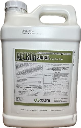 Glufosinate 280 SL Herbicide (2.5 Gallons) – Non-Selective Post-Emergent Weed Control for Broadleaf & Grassy Weeds – Effective on Glyphosate-Resistant Weeds – Compare to Liberty® & Cheetah Pro®