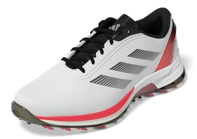 Adidas Men's Adizero ZG Spikeless Shoes, Footwear White/Lucid Red/Core Black, 11