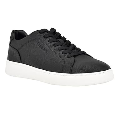 Calvin Klein Men's Falconi Sneaker, Black, 8.5