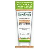 TheraBreath Fresh Breath Dentist Formulated 12-Hour Toothpaste, Mild Mint, 4 Ounce (Pack of 2), Packaging may vary