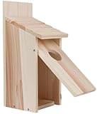 Cedar Blue Bird Box House,Bird Houses for Outside Clearance, Wood Swallow Wren Hummingbird Cedar Finch House,DIY, 1Pack