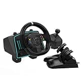 DOYO Gaming Racing Wheel with Pedals and Shifter, 1080° PC Steering Wheel with Paddle Shifters Driving Wheel for PS4, Xbox One, PC, Xbox Series X/S, Xbox 360, PS3, Switch (Black)