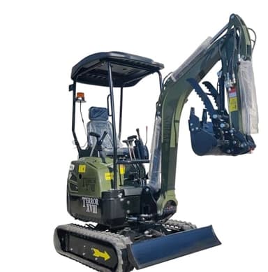 4,000 lb TYPHON Terror XVIII Mini Excavator Rubber Track with Kubota D902 Diesel Engine USA