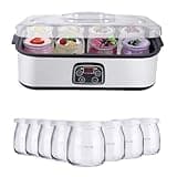 Probiotic Yogurt Maker with 8 Lids, 36 Hour Yogurt Maker, 1400ML Multifunctional Electric Yogurt Maker, Probiotic Yogurt Maker with Adjustable Temperature and Time Control