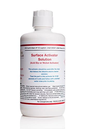 32 oz/1 Liter - Surface Activator Solution - (Activator for Nickel, Copper, Brass, & Silver)