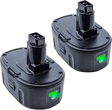 DTK 2Pack 7.0Ah Lithium-Ion Battery Replacement for Dewalt 18V XRP Ni-Cad DC9096 DC9098 DC9099 DE9039 DE9095 DE9096 DE9098 DW9095 DW9096 DW9098 DE9503 DC9182 18V XRP Batteries