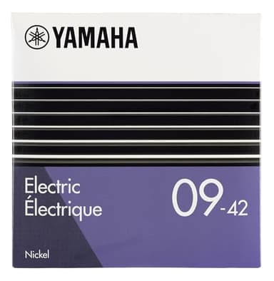 Yamaha Electric Guitar Strings, Super Light (009042), Nickel GSE09