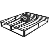 Firpeesy Upgrade Anti Bending and Round Corner Legs 10 inch Metal King Bed Frame 3500 LBS Heavy Steel Slats Support Platform Bed Frames No Box Spring Needed Platform Noise Free Easy Assembly