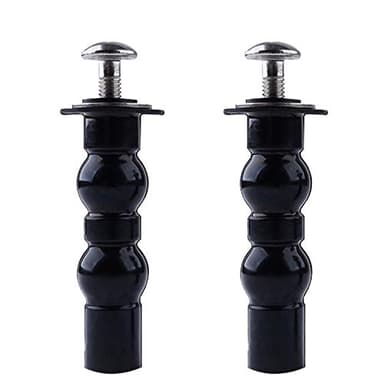 TOTO Toilet Hinge Screw Kit - Expanding Rubber Bolt Top Nuts Set for Top Mount Toilet Seat Tightening, Blind Hole Fixing, 2 Pack